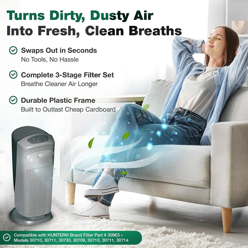 2 Crucial Air Purifier Filters – product photo 3 of 7