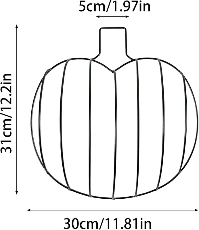 2 Pcs 12″X12″ Large Sturdy Fall Pumpkin – product photo 7 of 7
