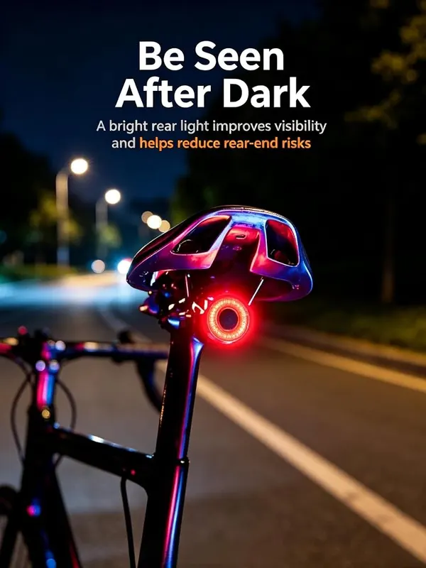 20 COB LEDs ChayWillow Smart Bike Taillight – Twenty bright red cob leds