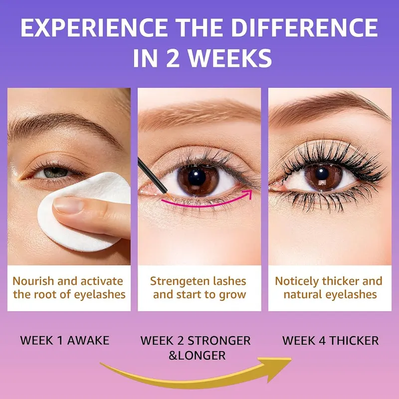2A GLOW Lash Serum for Eyelash Growth – Compact zero point one seven fluid ounce size