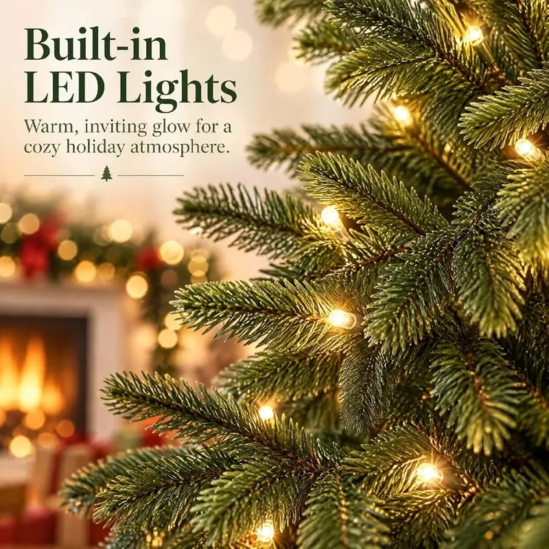 Aufmer 9.69” Artificial Small Christmas Tree – product photo 5 of 9