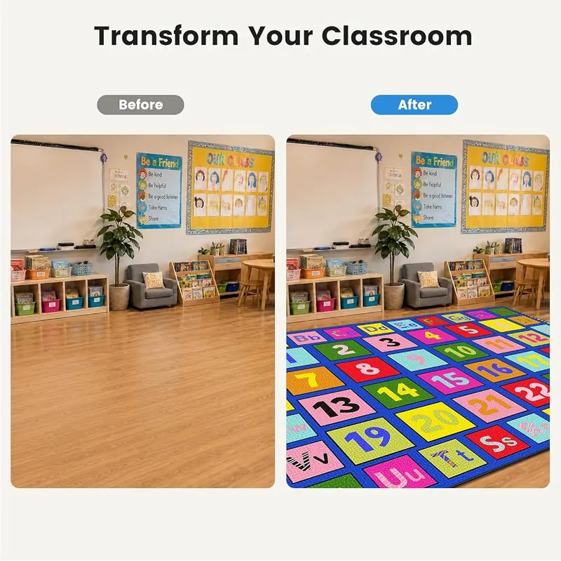 ABCarpet Number Classroom Rug – product photo 9 of 9