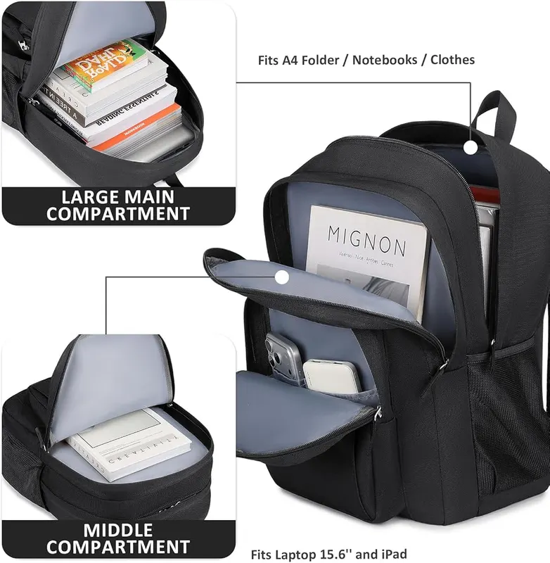 abshoo Classical Basic Womens Travel Backpack – Perfect Size & Large Capacity