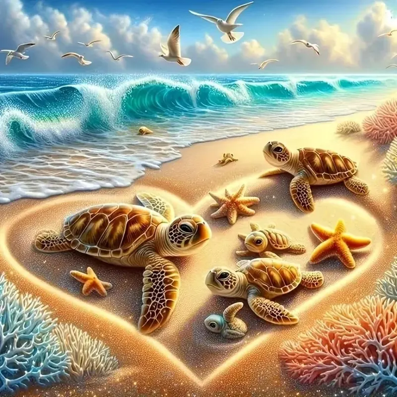 Acelii Beach Diamond Painting Kits in KM1152-1