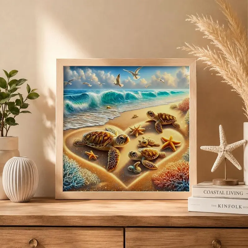 Acelii Beach Diamond Painting Kits – BEAUTIFUL Beach WALL ART