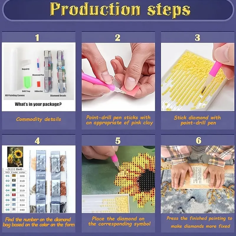 Acelii Beach Diamond Painting Kits – product photo 7 of 7