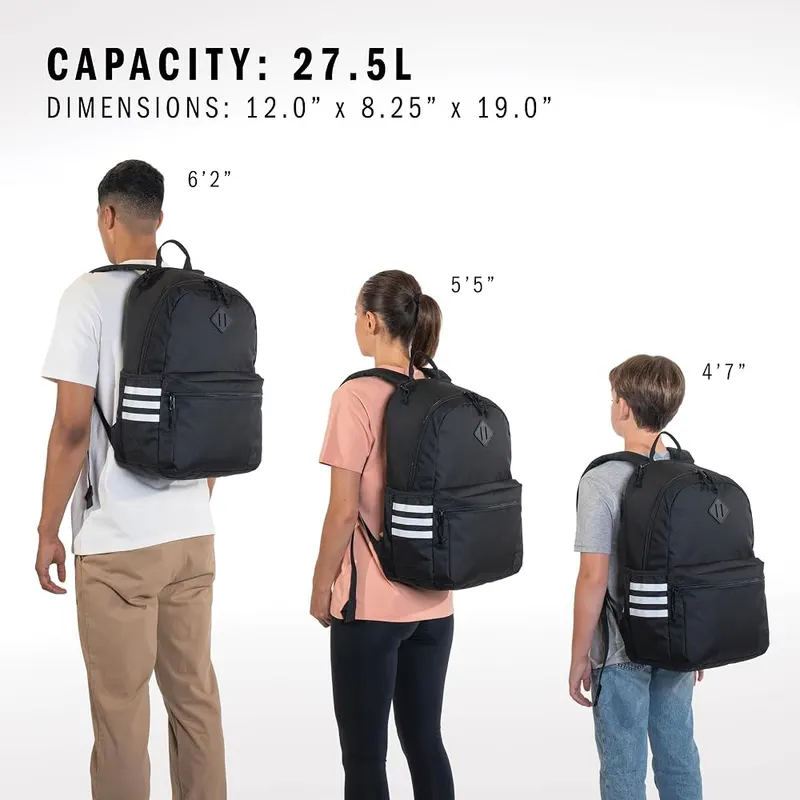 adidas Classic 3-Stripe School Backpack 27L 16-In – product photo 6 of 7