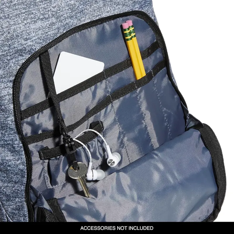 adidas Prime 6 School Backpack – Multiple zippered pockets give you plenty of storage