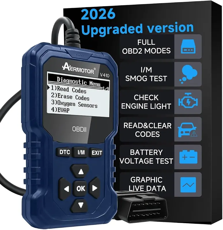 AERMOTOR OBD2 Scanner O2 in blue