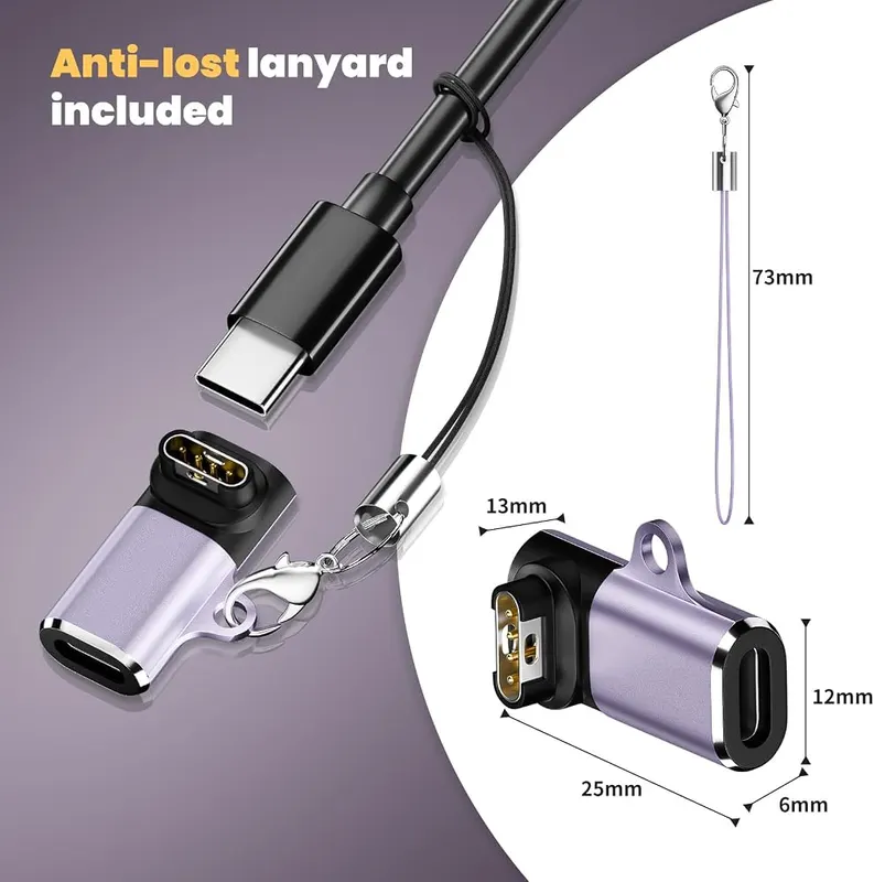 Aeroliteㅤ USB C Charging Adapter Compatible – Compact and travel friendly