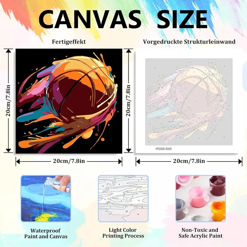 Aestalrcus Paint by Numbers Kit style-7 – Transform Art into Beautiful Wall Decor