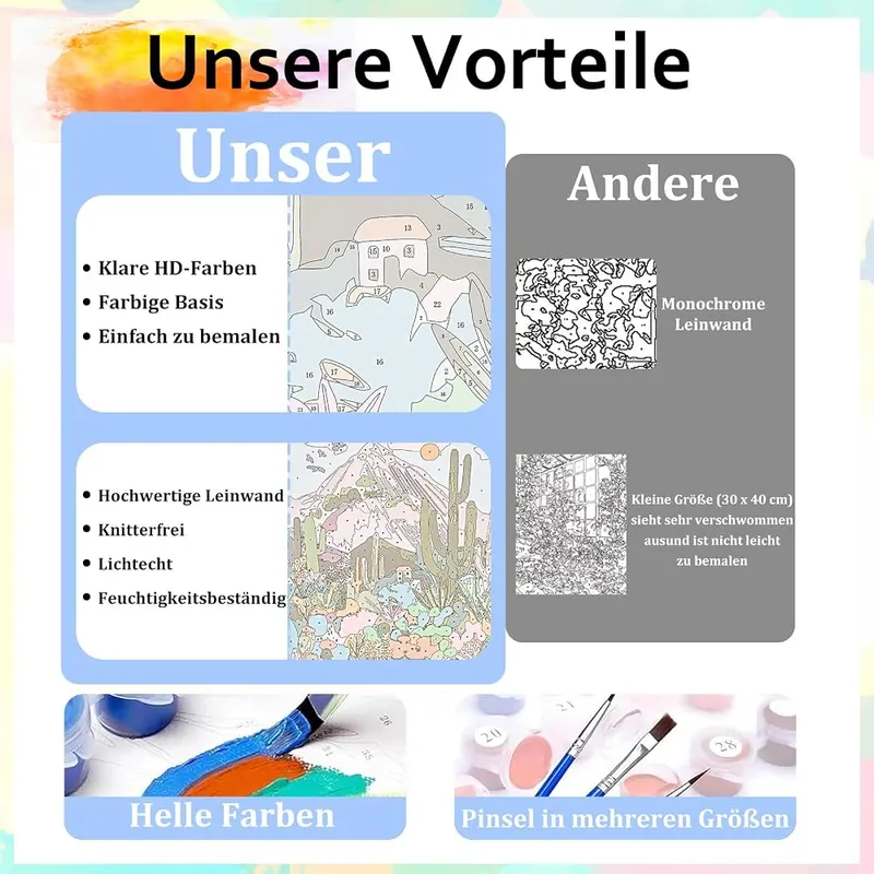 Aestalrcus Paint by Numbers Kit style-7 – Child-Safe and Non-Toxic Materials