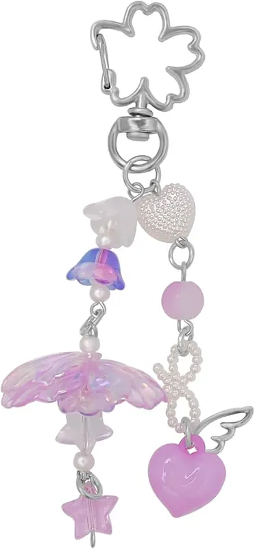 AGEN KGEN Aesthetic Y2K keychains Cute Butterfly Star