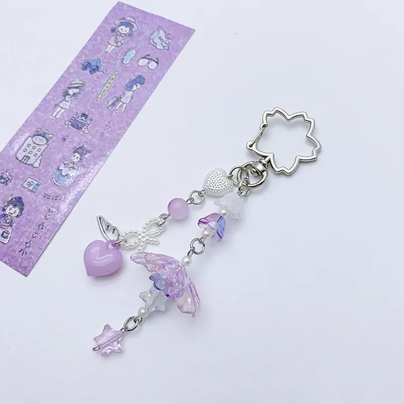 AGEN KGEN Aesthetic Y2K keychains Cute Butterfly Star – product photo 9 of 9