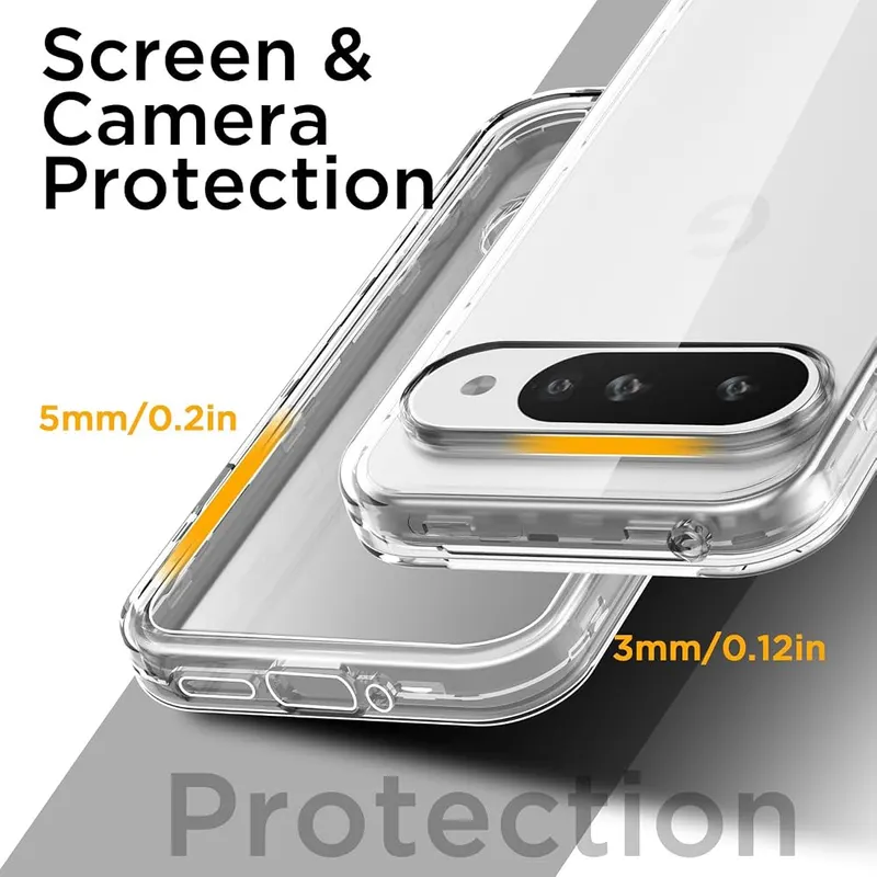 AICase for Google Pixel 10/10 Pro Clear – Crystal Clear & Never Yellow