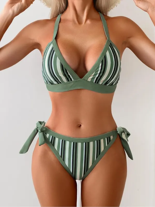 Aidonger Women’s Bikini Set Shell Stitched Low – Bikini Bottoms