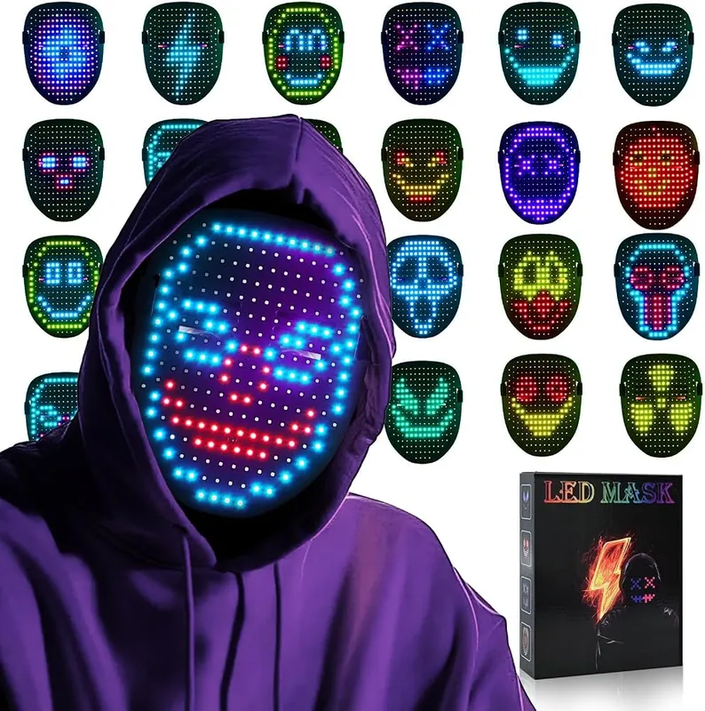 AIGLUN LED Light Up Mask