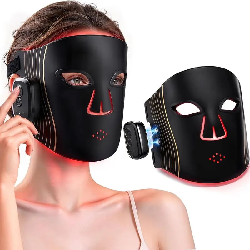 Aimilove Red Light Therapy Mask in Pitch Black