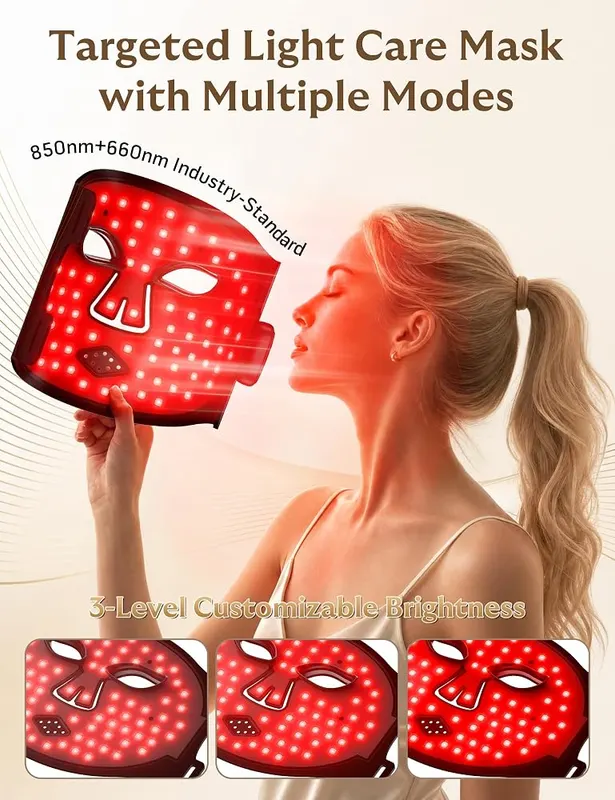 Aimilove Red Light Therapy Mask – Three hundred thirty-six LED lights