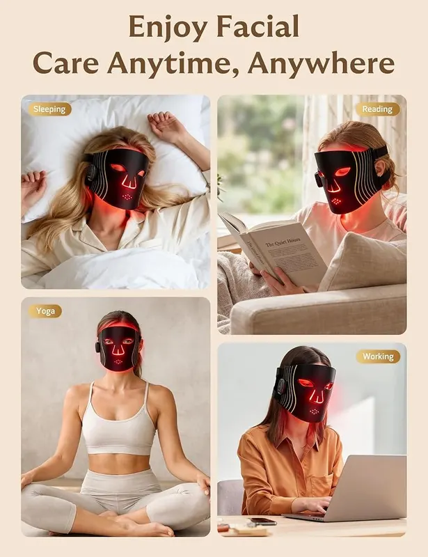 Aimilove Red Light Therapy Mask – Built in timer feature