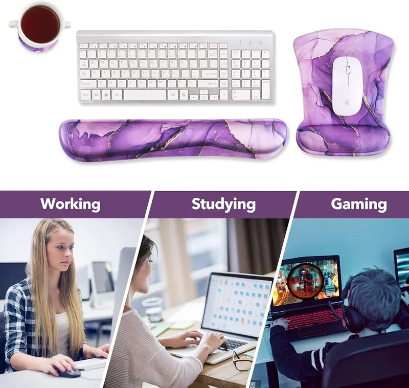 AIMSA Ergonomic Keyboard Wrist Rest and Mouse – product photo 8 of 8
