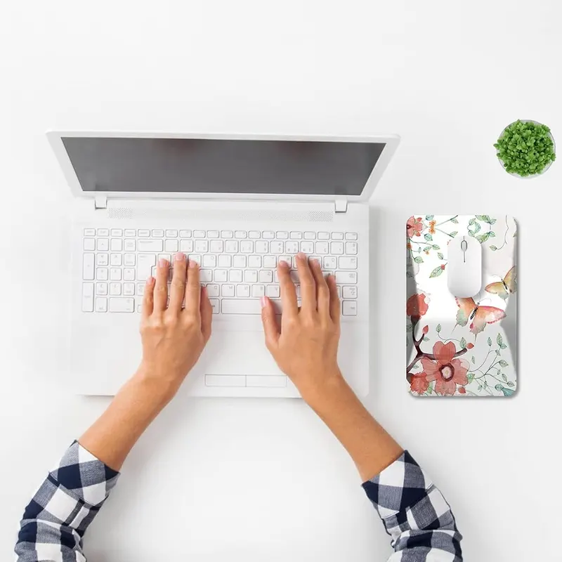 AIMSA Ergonomic Mouse Pad Wrist Rest Support – Ergonomic design - the mouse pad is made