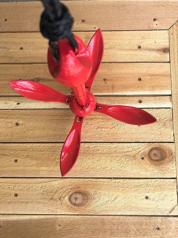 Airhead Complete Grapnel Anchor System – Designed for boats, sailboats, personal watercraft, inflatable boats