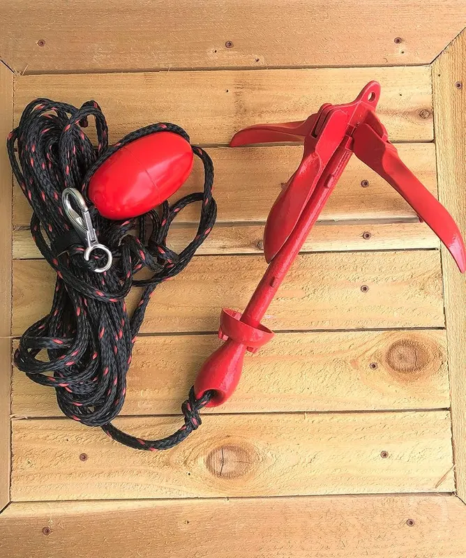 Airhead Complete Grapnel Anchor System – Fits under most boat seats, in PWC storage