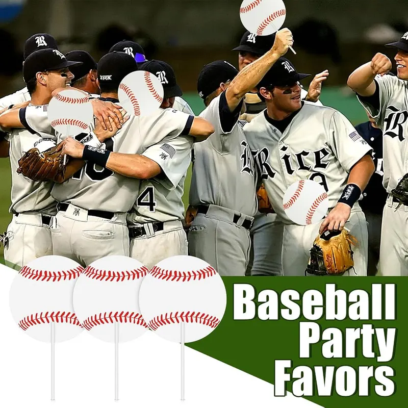 AKAIXI 12pcs Baseball Handheld Fans Bulk – Universal Size