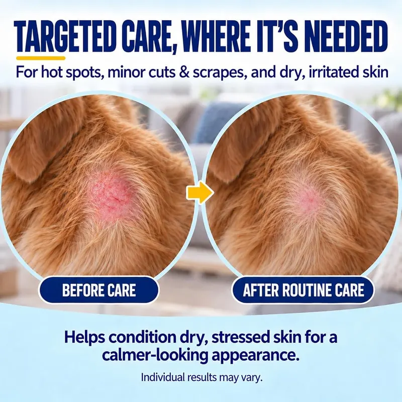 ALEVERPAW Hot Spot & Wound Care Spray – Lick-Safe & Gentle for All Pets – Non-toxic