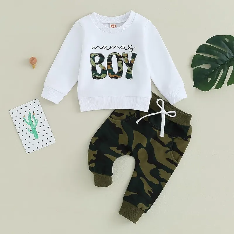 allshope Baby Boy Fall Clothes Set Long 2T – High Quality Material