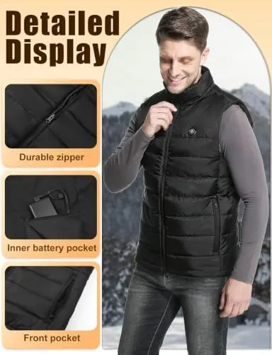 ALSOMTEC Heated Vest – Machine washable without battery