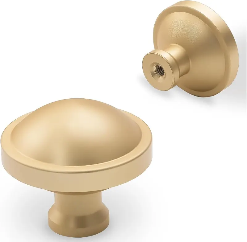 Amasideca 10 Pack Brushed Gold Kitchen Cabinet