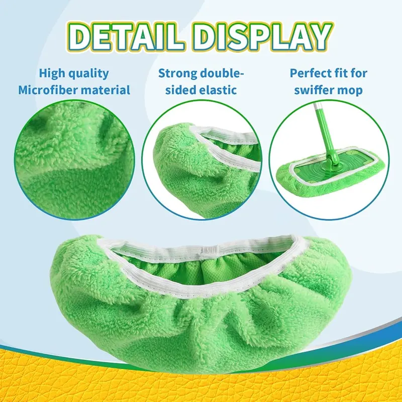 AmaVins Reusable Microfiber Mop Pads Compatible – Compatible with Your Mop