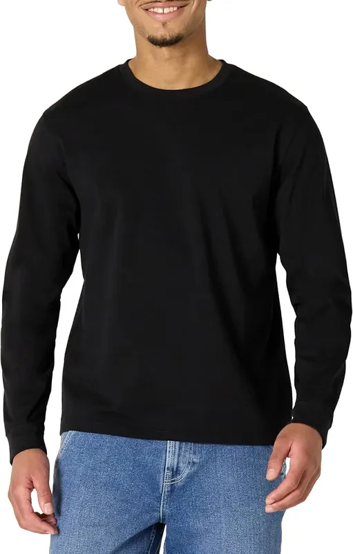 Amazon Essentials Men’s Relaxed Fit Long Sleeve Cotton