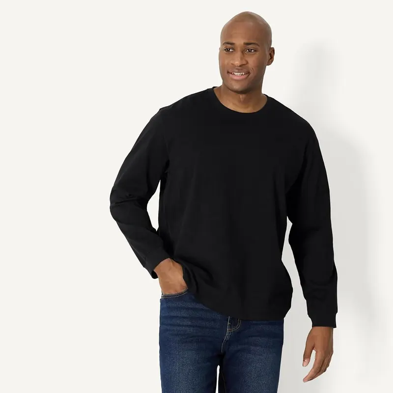 Amazon Essentials Men’s Relaxed Fit Long Sleeve Cotton – Details