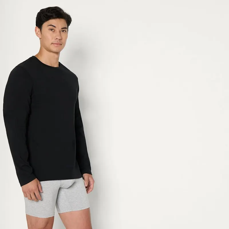 Amazon Essentials Men’s Slim Fit Crewneck Undershirts Black/White – Slim Fit