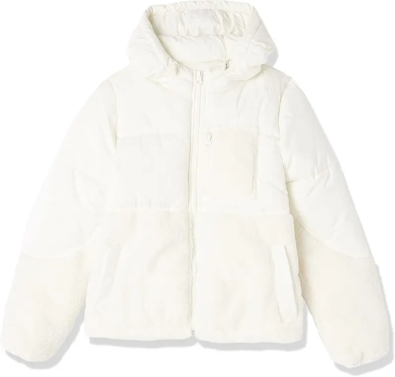 Amazon Essentials Women’s Full-Zip Sherpa Fleece Hooded Puffer – product photo 6 of 6