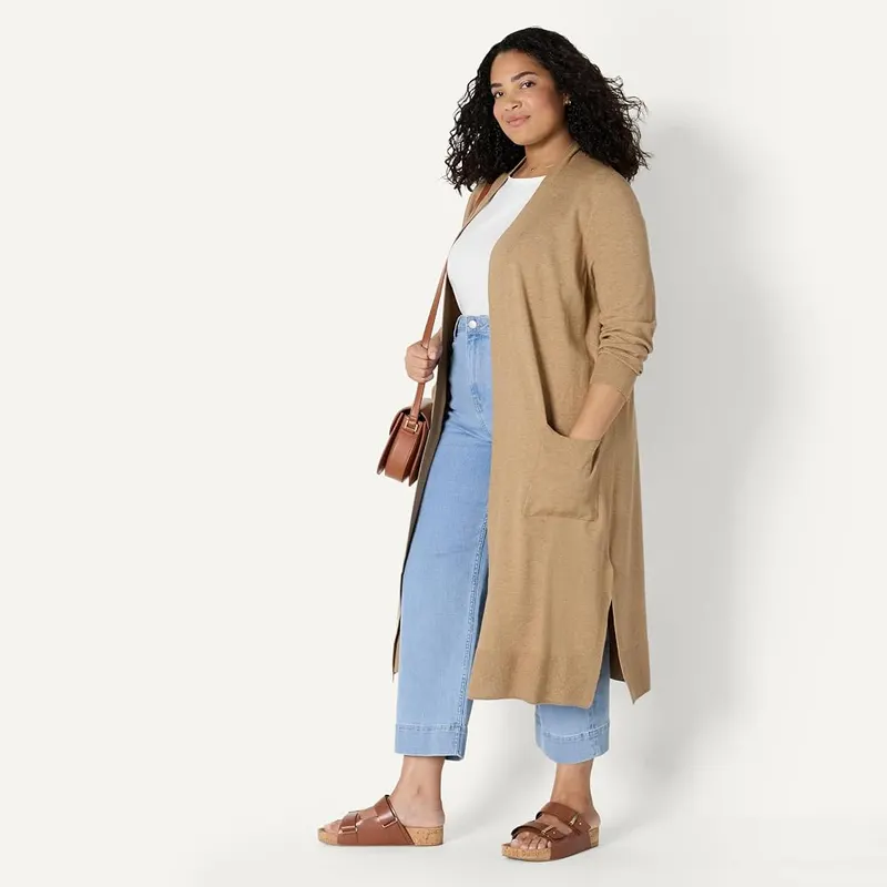 Amazon Essentials Women’s Regular-Fit Lightweight Soft Duster Length – Details