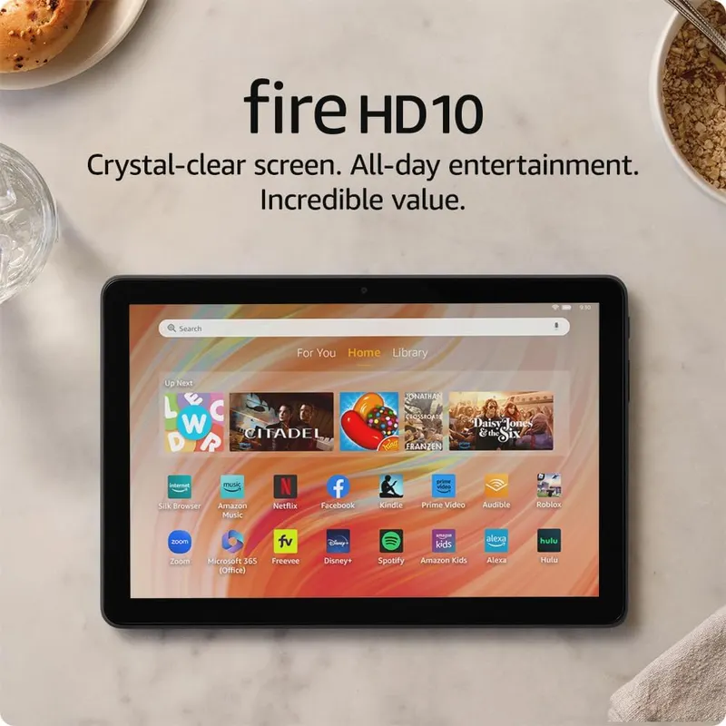 Amazon Fire HD 10 tablet – Do what you love, uninterrupted — 25% faster