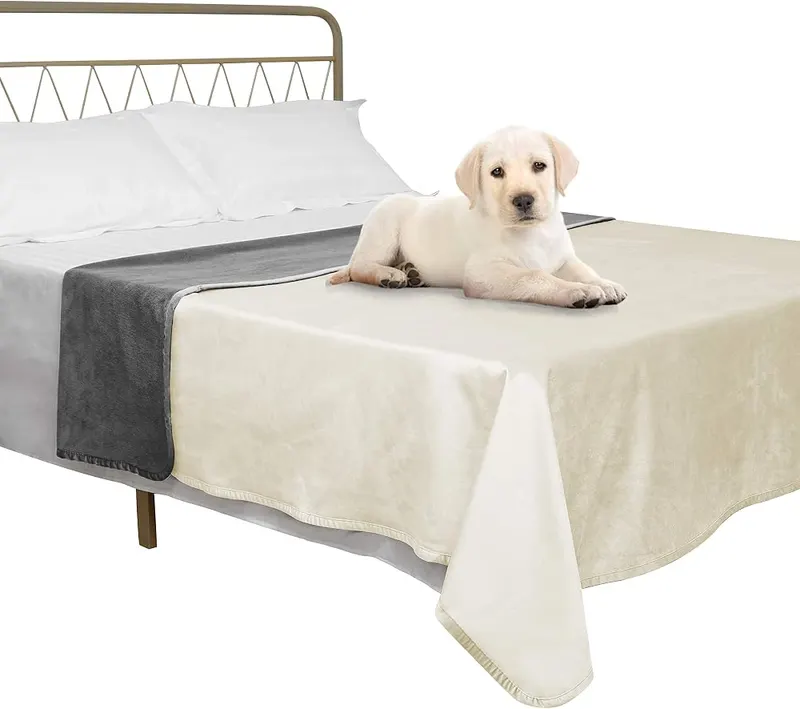 Ameritex Pet Bed Blanket Reversible 100% Waterproof
