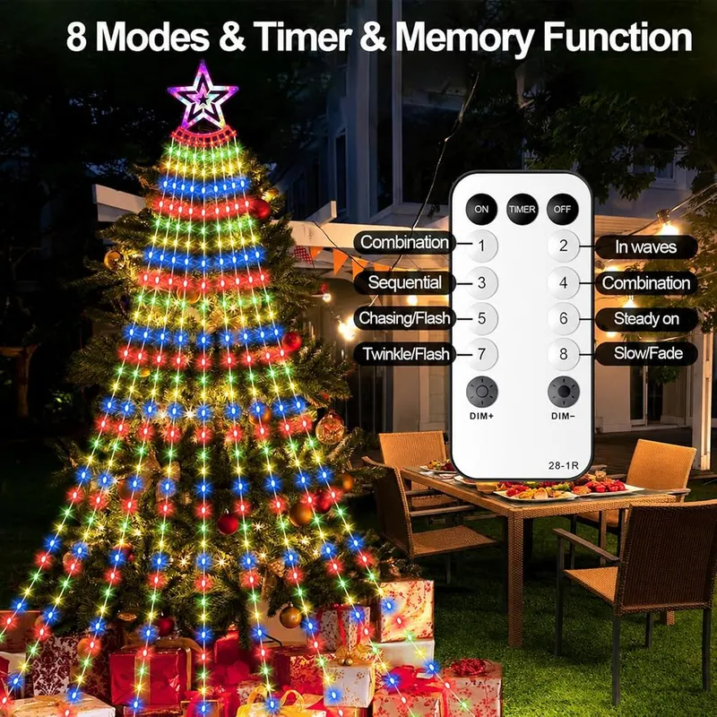 AMIPEPE Christmas Decorations Star Lights – product photo 5 of 7