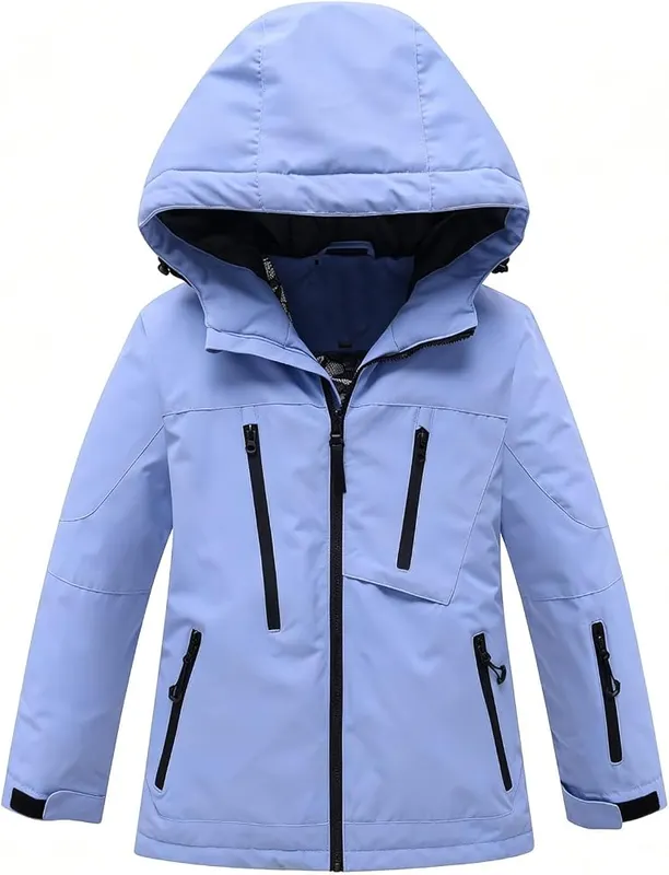ANANASURF Kid’s Ski Jacket Winter Coat Boy’s – Secure zipper pockets for small items