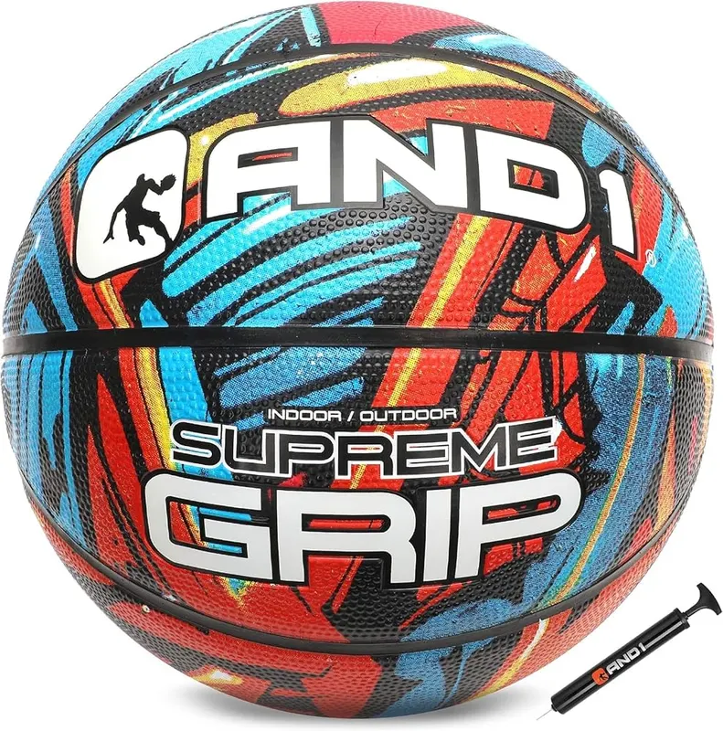 AND1 Supreme Grip Rubber Basketball