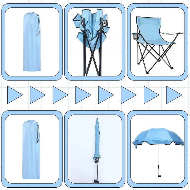 Anglechic 2 Pack Beach Chair – Quality Beach Umbrella