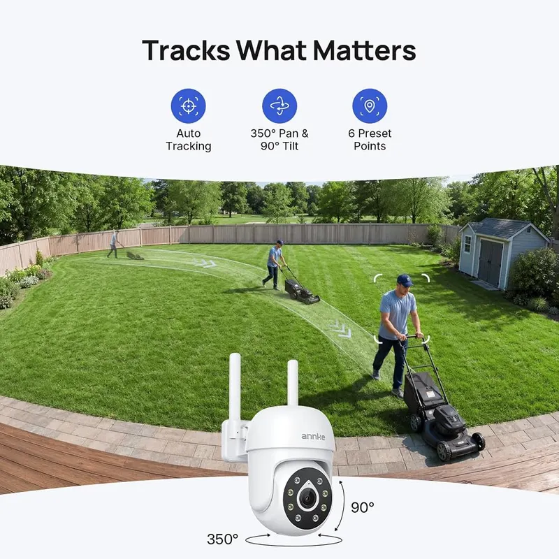 ANNKE 3K Wireless Security Camera Outdoor – Dual-Band Wi-Fi and Remote Control - Supports 2
