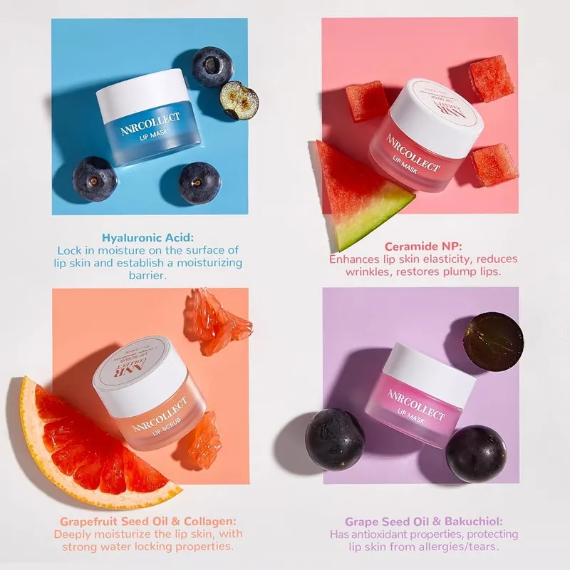 ANRCOLLECT 4-Pack Lip Scrub and Lip Mask – product photo 7 of 9