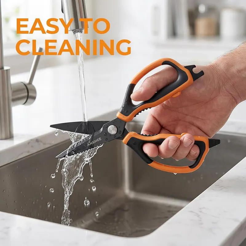 ANSHEE Multipurpose Kitchen Scissors & Food Shears – Dishwasher safe cleanup