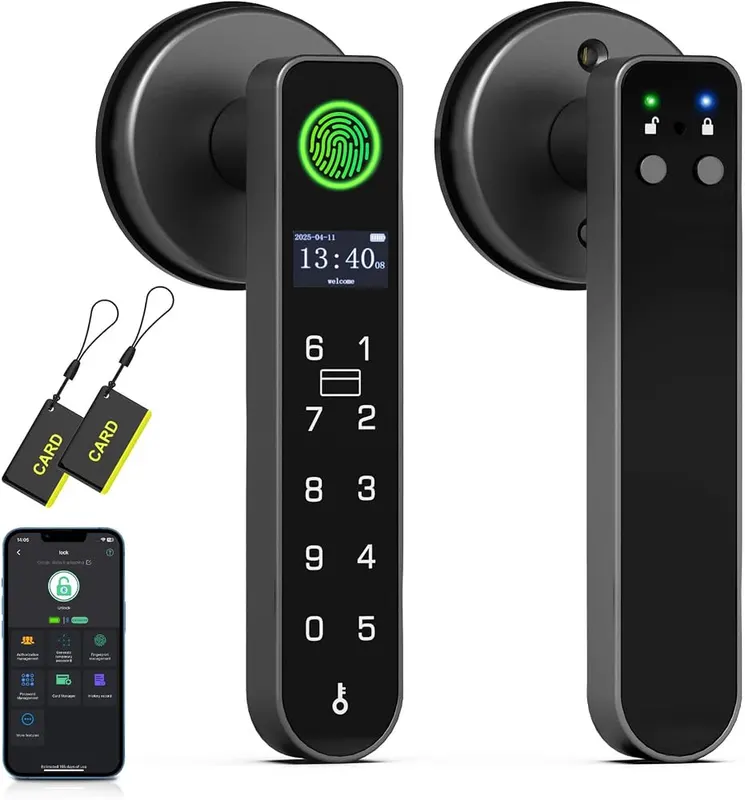 Anweller Fingerprint Door Handle Lock