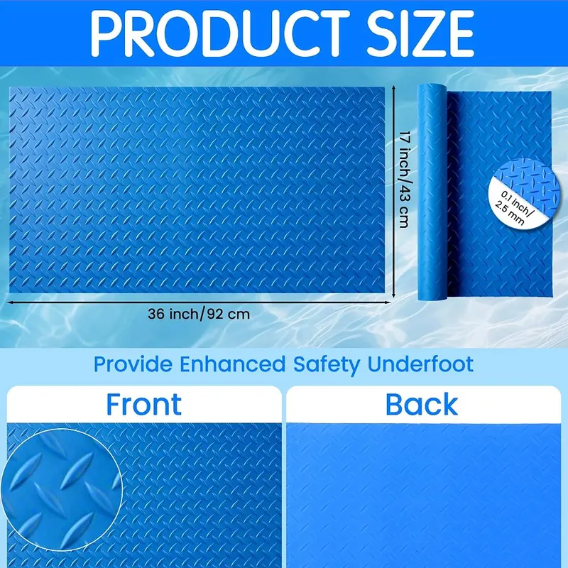 Aodaer Blue Swimming Pool Ladder Mat – Reliable material